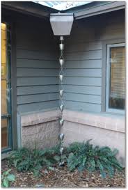 As useful as rain gutters are though, they can look boring and can make your. Rain Chain Home Garden Information Center
