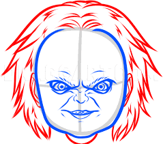 118k.) this 'printable chucky coloring pages' is for individual and noncommercial use only, the copyright belongs to their respective creatures or owners. How To Draw Chucky Easy Coloring Page Trace Drawing