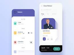 Mechanic Booking App Concept Booking App Mechanic App