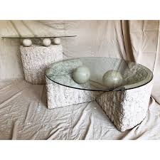 4.4 out of 5 stars. Post Modern Tessellated Stone Magnussen Ponte Coffee And Side Table Set 2 Pieces Chairi Stone Coffee Table Living Room Coffee Table Travertine Coffee Table