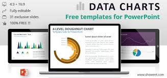 free minimal data charts powerpoint template designhooks