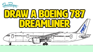 Based on hundreds of drawings, photos and videos, the exterior models replicate every small detail of the real airplane. How To Draw A Boeing 787 Dreamliner Spoken Step By Step Instructions Youtube