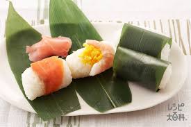 笹の葉ずしのレシピ 作り方 味の素パーク の料理 レシピサイト レシピ大百科 炊きたてご飯やゆでえびを使った料理