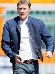 Blue Steve Rogers Captain America Cotton Jacket Just American Jackets Captain America Jacket Captain America Winter Soldier Chris Evans Captain America