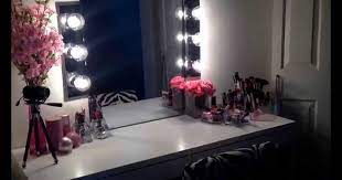140$ cad (note you could probably get less for it depending where to buy). Diy Hollywood Vanity Mirror Ikea Micke Desk Storjorm Mirror With Built In Light White Mirror Wit Micke Schreibtisch Schminktisch Spiegel Kleine Computertische