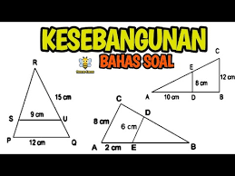 1192020 soal dan jawaban latihan 41 kesebangunan bangun datar matematika kelas 9. Hots Soal Soal Kesebangunan Bentuk Segitiga Youtube