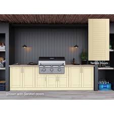Select accommodations feature a full kitchen. Beige Outdoor Kitchen Cabinets Outdoor Kitchen Storage The Home Depot