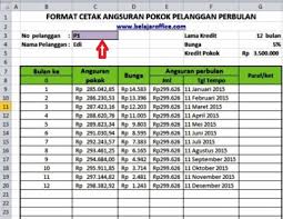 Enthält word, excel und powerpoint. Contoh Aplikasi Kredit Barang Menggunakan Excel Belajar Office