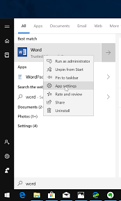 Reset And Repair Office 365 Apps In Windows 10 Word App Office Word Office 365