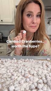 Have you tried the viral candied cranberry trend? 🍊I put my own twist