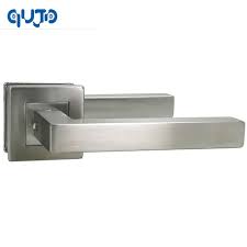 It has a gracefully curved handle that blends into the bolt. Modern Stainless Steel Square Tube Interior Lever Handle For Gate Door Brushed Finished Door Handles Aliexpress