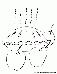 Customize the letters by coloring with markers or pencils. Apple Pie Coloring Pages Coloring Home