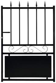 Muebles jardin brico depot precios ofertas 2018 muebles de. Portillon Fer Noir Cardiff L 1 03 X H 1 40 M Brico Depot