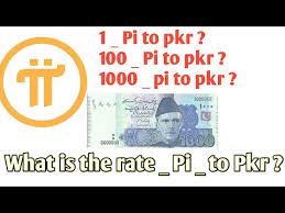 As with many new cryptocurrencies, pi is currently mineable, however, there. What Is The Pi To Pkr Rate In Pakistan Youtube