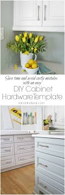 Align right cabinet hardware installation template set. Diy Cabinet Hardware Template Hardware Installation Made Easy