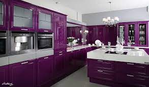 Professionalnaya Fotografiya Intererov Kitchens Purple Kitchen Cabinets Purple Kitchen Purple Cabinets