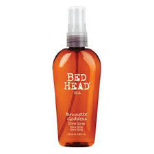 Bed head is an innovative range of hair care & styling products, created by hairdressers to deliver endless creative possibilities. Tigi Bed Head Brunette Goddess Shine Spray 125ml