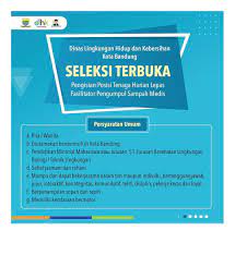 Alhamdulillah, kerja bersama, kini tampak hasilnya. Lowongan Kerja Dinas Lingkungan Hidup Dan Kebersihan Kota Bandung Tahun 2020 Rekrutmen Lowongan Kerja Bulan Mei 2021