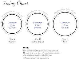 Bracelet Diameter Chart Medical Id Bracelets