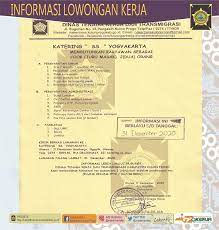 Ya, anda tidak bisa, semuanya harus diuji. Disnakertrans Lowongan Cook Juru Masak Di Katering Ss Yogyakarta