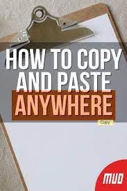 How To Copy And Paste Anywhere Computer Basics Computer Shortcuts Hacking Computer