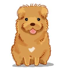 犬イラスト 犬イラストを色々描いてみました デフォルメ こぐま犬と散歩 元保護犬の漫画日記 嬉しい イラスト イラスト オイルパステル