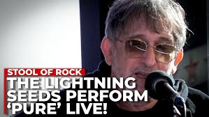 To celebrate the release of their new greatest hits album 'Tomorrow's Here  Today' ahead of their UK tour, the Lightning Seeds perform their first UK  single 'Pure'