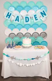 Buy products such as baby shark happy birthday edible cake topper sugar frosting sheet at walmart and save. Diy Modern Baby Shark Themed Party Haden S 2nd Birthday Ann Le Do
