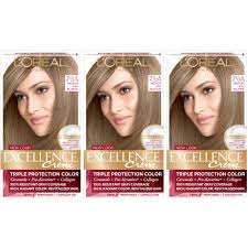 This ash blonde ombre hair color trend catches your eye! Amazon Com L Oreal Paris Excellence Creme Permanent Hair Color 7 5a Medium Ash Blonde Pack Of 3 Beauty