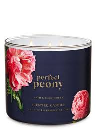 Perfect Peony 3 Wick Candle In 2020 Bath Body Works Candles Spring Candles Scented Candles Best