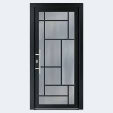 Personnalisez votre porte d'entrée vitrée, pour qu'elle ne ressemble à aucune autre. Porte D Entree Alu Design Vitree Securisee Motif Onyx 3
