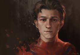 Tom Holland Mr Stark I Don T Feel So Good Artstation I Don T Feel So Good Mr Stark Junica Hots My Favorite Version Marvel Fan Art Avengers Pictures Marvel Heroes