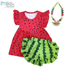 Excited To Share The Latest Addition To My Etsy Shop Girls Watermelon Outfit Girls Watermelon Kids Party Wear Dresses Watermelon Outfit Girls Ruffle Shorts