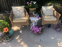 Place a couple of chaise or lounge chairs in your porch or patio to make it the new hangout for the family. Natural All Weather Wicker Outdoor Tub Chair Set Of 2 World Market