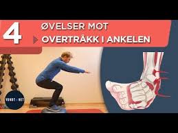 Det kan bli vanskelig å bevege foten eller stå på den. 4 Ovelser Mot Overtrakk I Ankelen Youtube