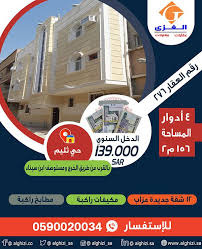 موقع 276 للبيع عمارة سكنية بحي ثليم المساحة 156 م2 تحتوى على 4 أدوار و 12 شقة عوائل مكيفات راكبة مطابخ راكبة موقع مميز بالقرب من مدراس وب Leo Rv Sar
