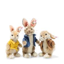 Peter rabbit is one of the three main protagonists and a titular character in the western animation tv series namesake peter rabbit (tv series) which in turn is based on the fictional anthropomorphic animal character of the same name created by beatrix potter. Peter Rabbit Gift Set Steiff Com