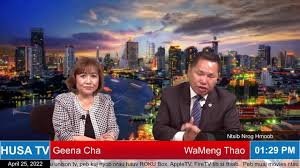Ntsib Nrog Hmoob -Geena Cha thiab Peter Thao 4-22-2022