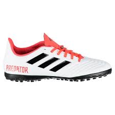 The gorgeous navy and red design pattern on these shoes will make you look absolutely phenomenal and very fashionable, while the synthetic polyurethane upper is soft enough to make these shoes extremely comfortable to wear. Adidas Predator Tango 18 4 Tf Football Boots White Goalinn