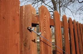 Using the postup does not require you to dig out the concrete or tear down the existing fence. Stabilize A Leaning Fence Extreme How To