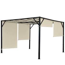Pergola Beja Garten Pavillon Stabiles 6cm Stahl Gestell Schiebedach 4x3m Ebay Garten Pavillon Sonnenschutz Garten Pergola