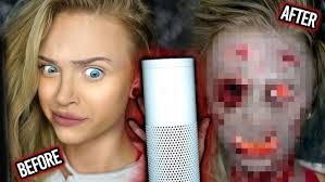 Doing My Makeup UPSIDE DOWN