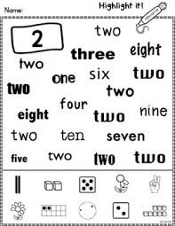 Numbers 1 10 Highlight It Free Numbers 1 10 Teaching Numbers Number Words Worksheets