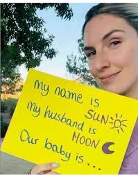My name is My husbandi S※ is Our baby is... MOON C