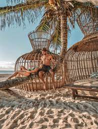 Apart from mesmerizing beaches, tulum also hosts some of méxico's most secret natural wonders. Leaning Palms In Tulum Mexico In 2021 Tulum Mexico Tulum Travel Mexico Travel