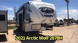 High density block foam insulation and the enhanced high gloss fiberglass skin allow for. Updated 2021 Forest River Arctic Wolf 287bh Bunkhouse 5th Wheel Youtube