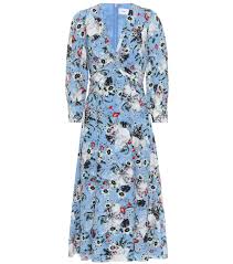 Elaina Floral Silk Midi Dress