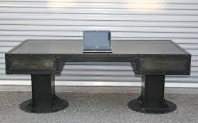 Maybe you would like to learn more about one of these? Amazon Com Industrial Desk With Drawers Modern Industrial Table Steel Desk With Storage Rustic Office Furniture Reclaimed Wood And Custom Available Handmade Products