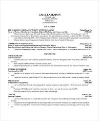 resume examples computer science
