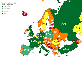 This article includes a list of countries by their partial forecasted estimated gross domestic product (ppp). European Coutnries By Gdp Ppp In Billions Usd Imf 2019 Data Europe